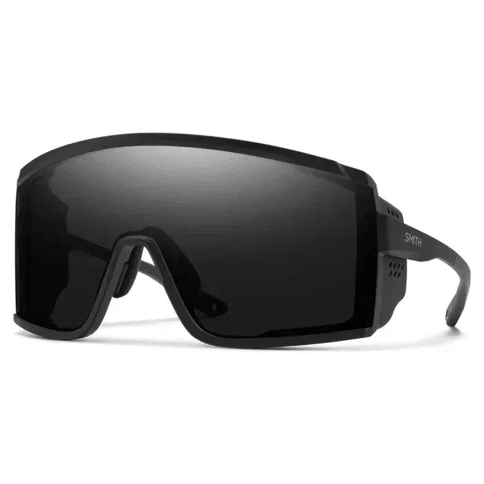 Smith Pursuit Glacier Sunglasses Eyewear - Sunglasses Smith Optics Matte Black | ChromaPop Black