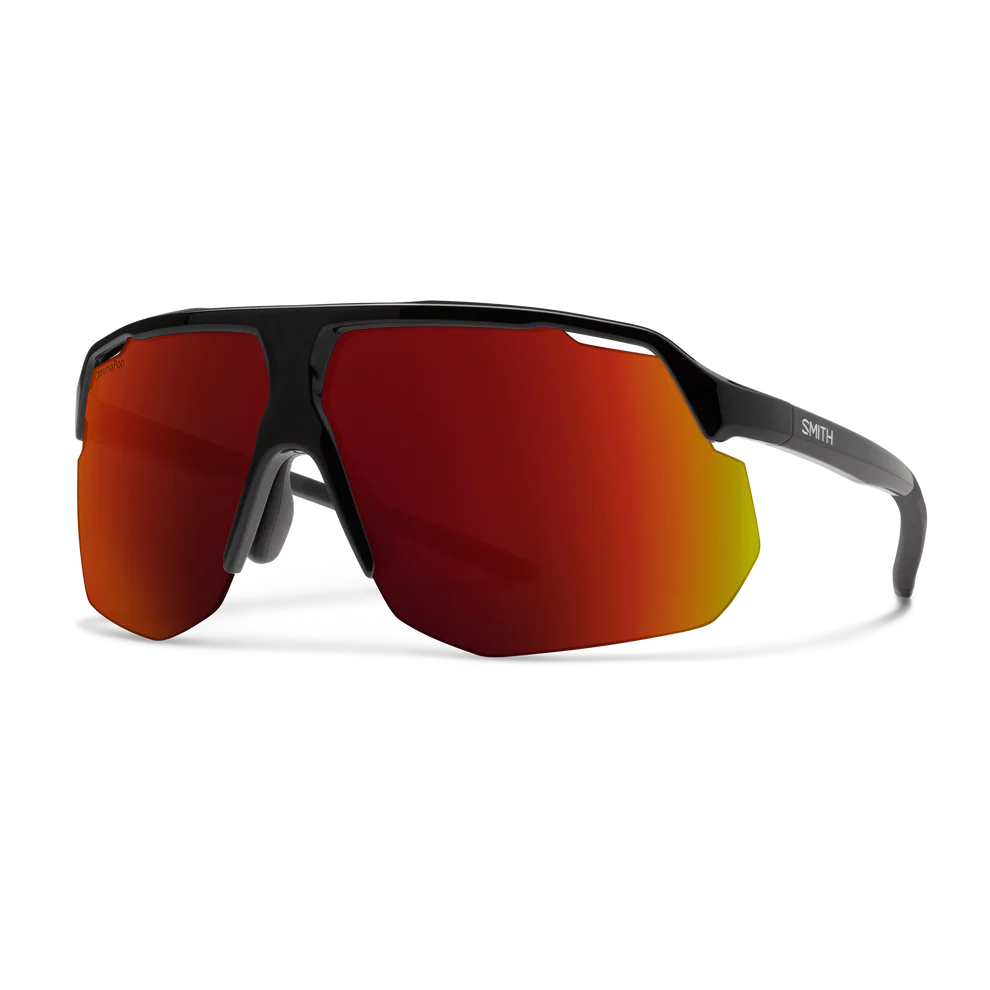 Smith Motive Sunglasses Eyewear - Sunglasses Smith Optics Black | ChromaPop Red Mirror