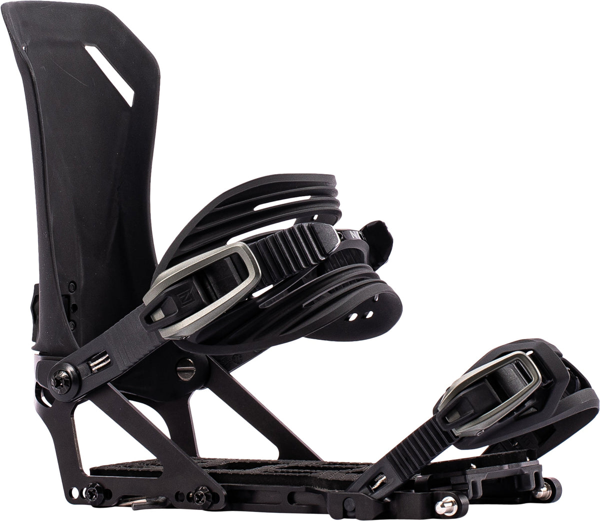 Nitro Vertical ST Splitboard Bindings, Black — side view