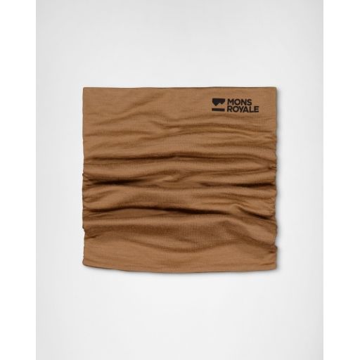 Mons Royale Double Up 100% Merino Neckwarmer Winter Apparel - Hats and Beanies Mons Royale Toffee