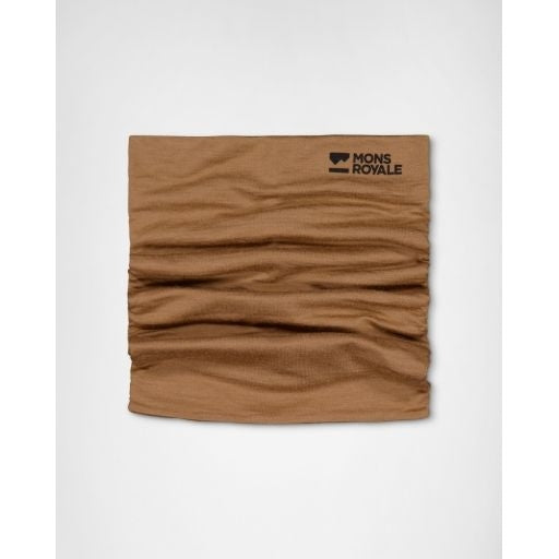 Mons Royale Double Up 100% Merino Neckwarmer Winter Apparel - Hats and Beanies Mons Royale Toffee