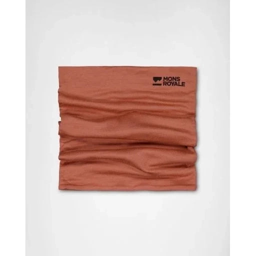 Mons Royale Double Up 100% Merino Neckwarmer Winter Apparel - Hats and Beanies Mons Royale Canyon Rose