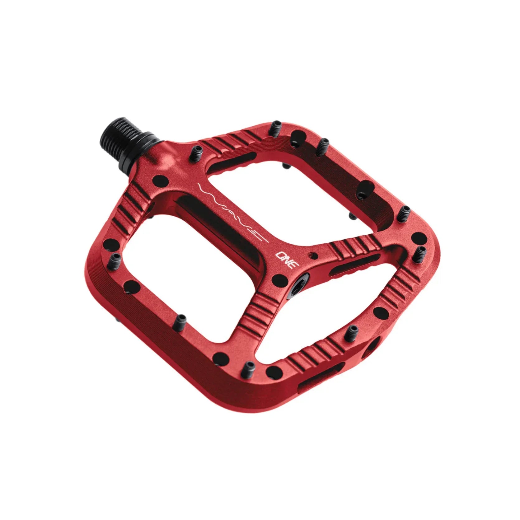 OneUp Components Wave Platform Pedals Cycling Parts - Pedal - Mountain Flat Pedal OneUp Components Red