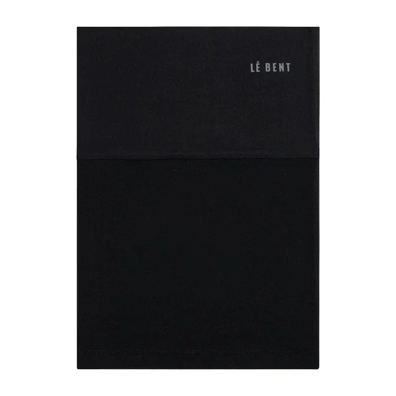 Le Bent Heavyweight Antarctic Grid Fleece Neck Gaiter Winter Apparel - Hats and Beanies Le Bent Black