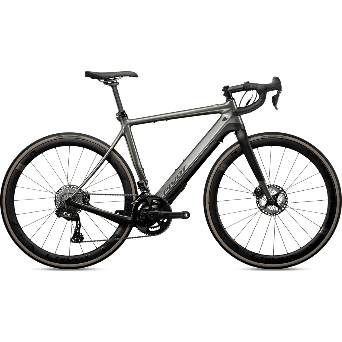 Pivot 21 E-Vault Pro GRX w/alloy wheels Bicycle - E-Bikes - Road and Gravel Pivot Cycles Large Glacial Green Metallic