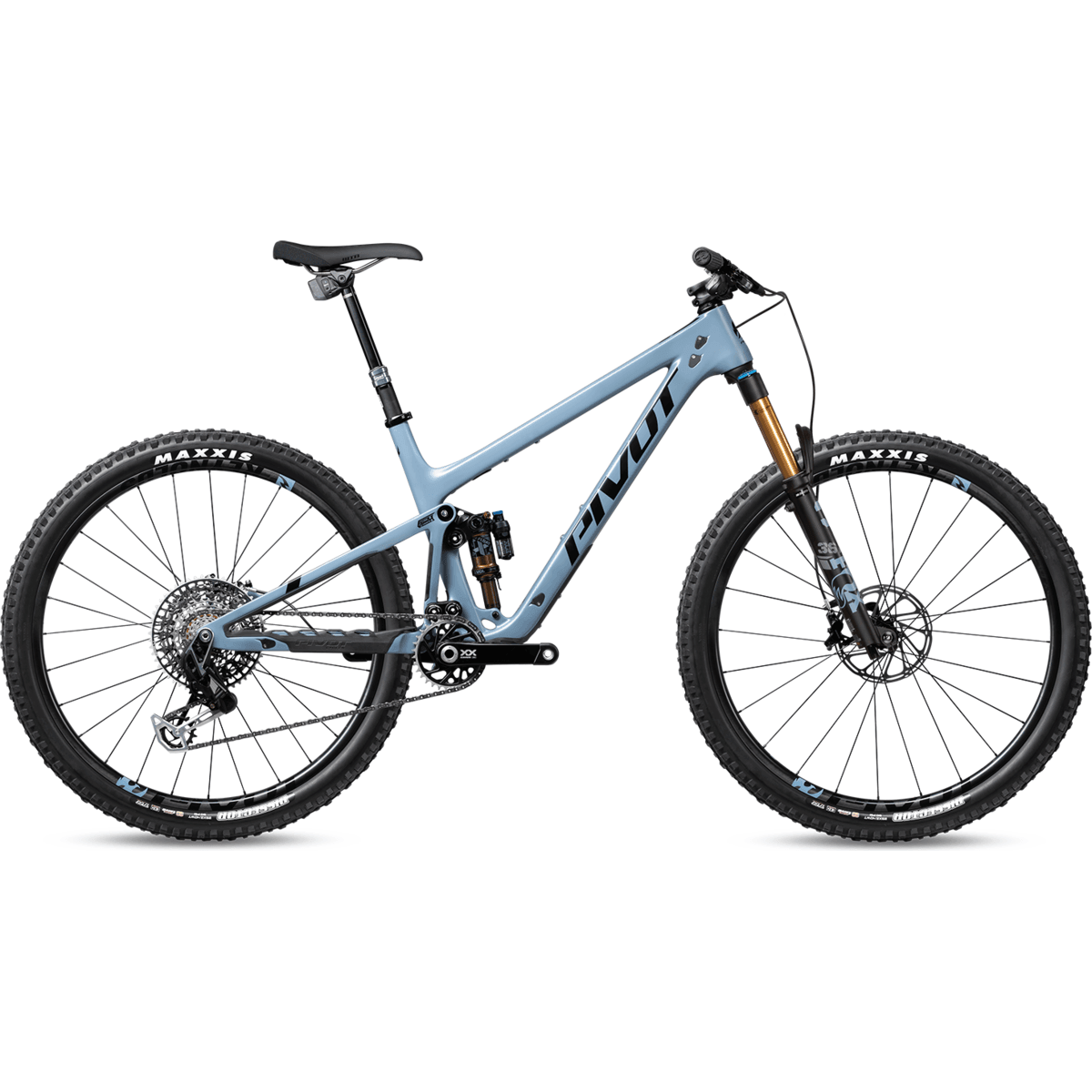 Pivot Trail 429 Team XX Eagle Carbon Bicycle - Mountain - Trail Pivot Cycles Large Blue
