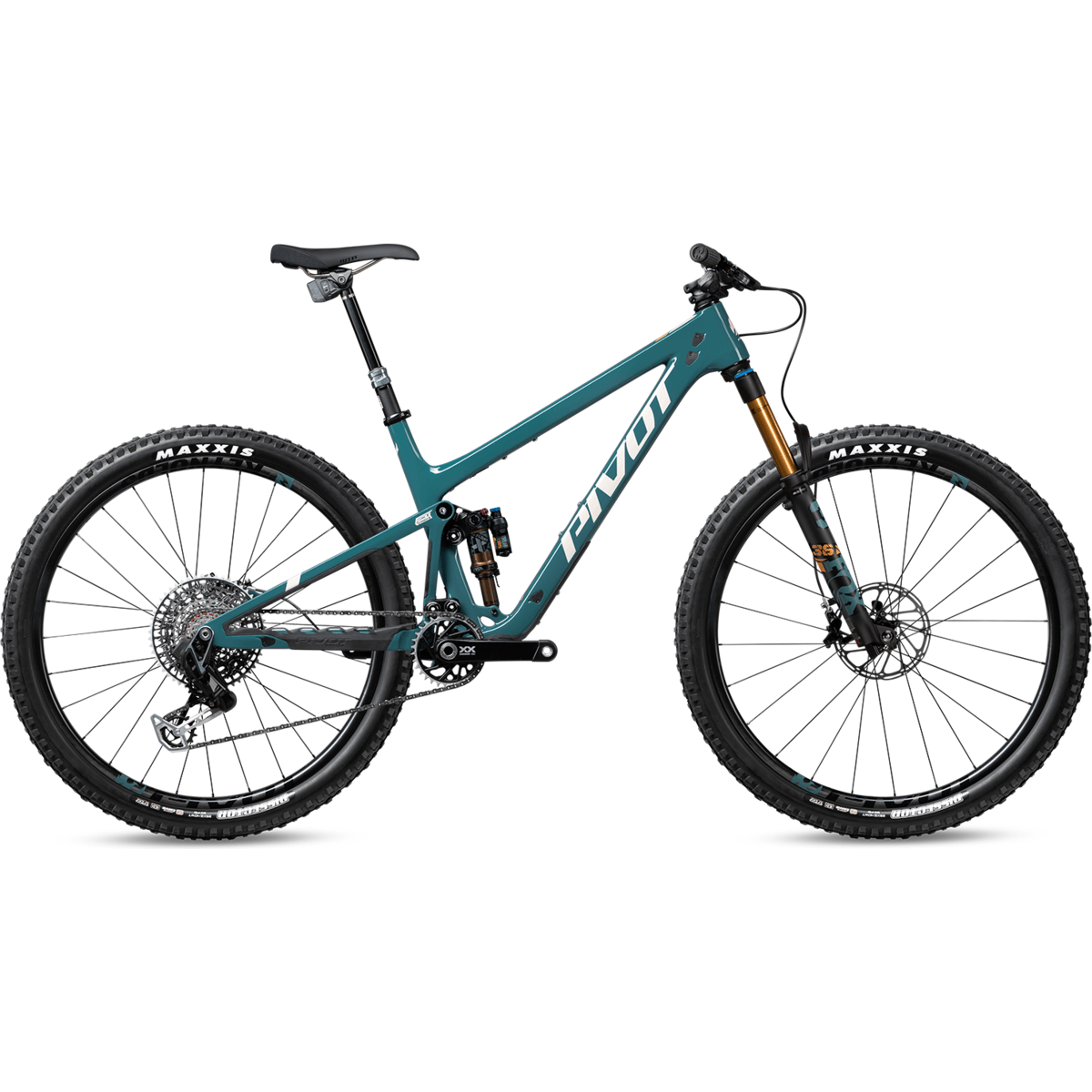 Pivot Trail 429 Team XX Eagle Carbon Bicycle - Mountain - Trail Pivot Cycles Large Willow Green