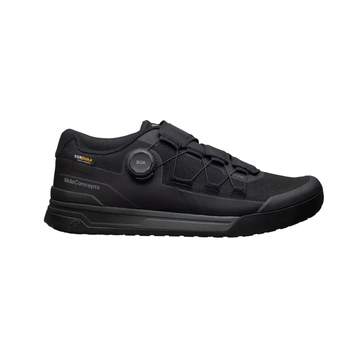 RideConcepts M Hellion Elite Clip BOA Bike Shoe Cycling Shoes - Mountain Shoes - Mens Mountain Shoes Ride Concepts Black 8