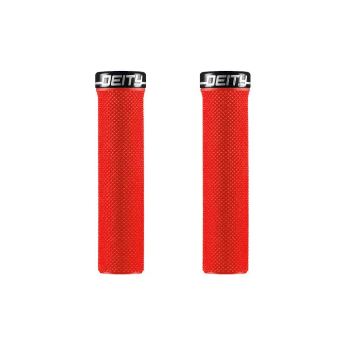 Deity Slimfit Grips Cycling Parts - Grips-Bar Tape Deity Components Red