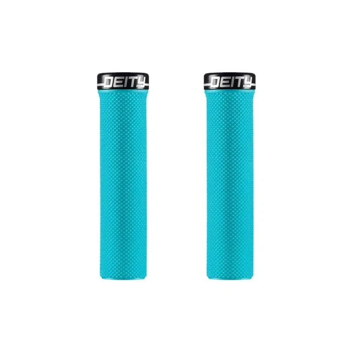 Deity Slimfit Grips Cycling Parts - Grips-Bar Tape Deity Components Turq