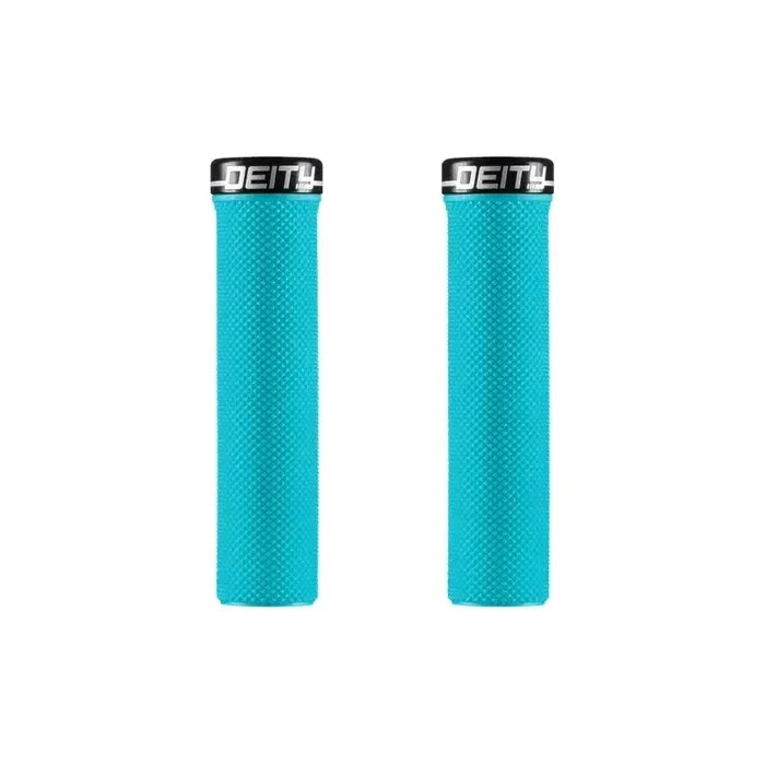 Deity Slimfit Grips Cycling Parts - Grips-Bar Tape Deity Components Turq