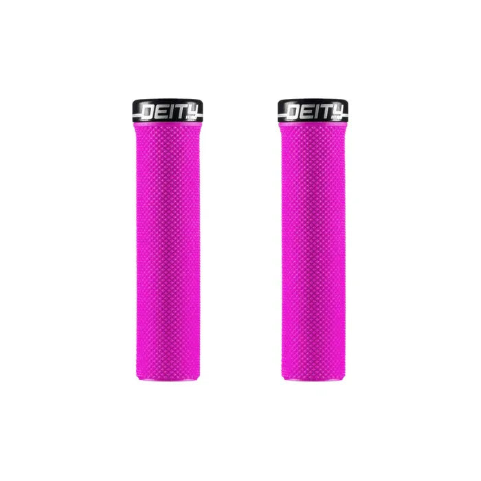 Deity Slimfit Grips Cycling Parts - Grips-Bar Tape Deity Components Pink