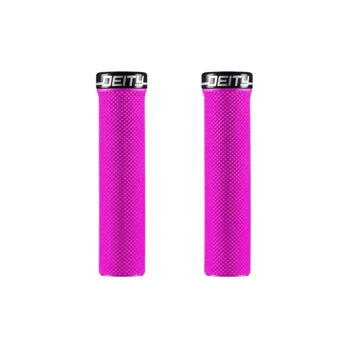 Deity Slimfit Grips Cycling Parts - Grips-Bar Tape Deity Components Pink