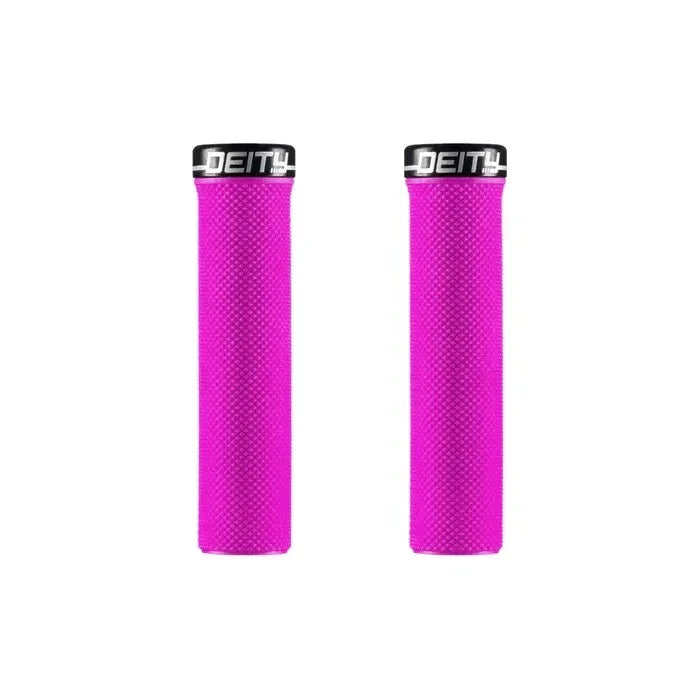 Deity Slimfit Grips Cycling Parts - Grips-Bar Tape Deity Components Pink