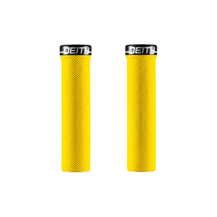 Deity Slimfit Grips Cycling Parts - Grips-Bar Tape Deity Components Yellow