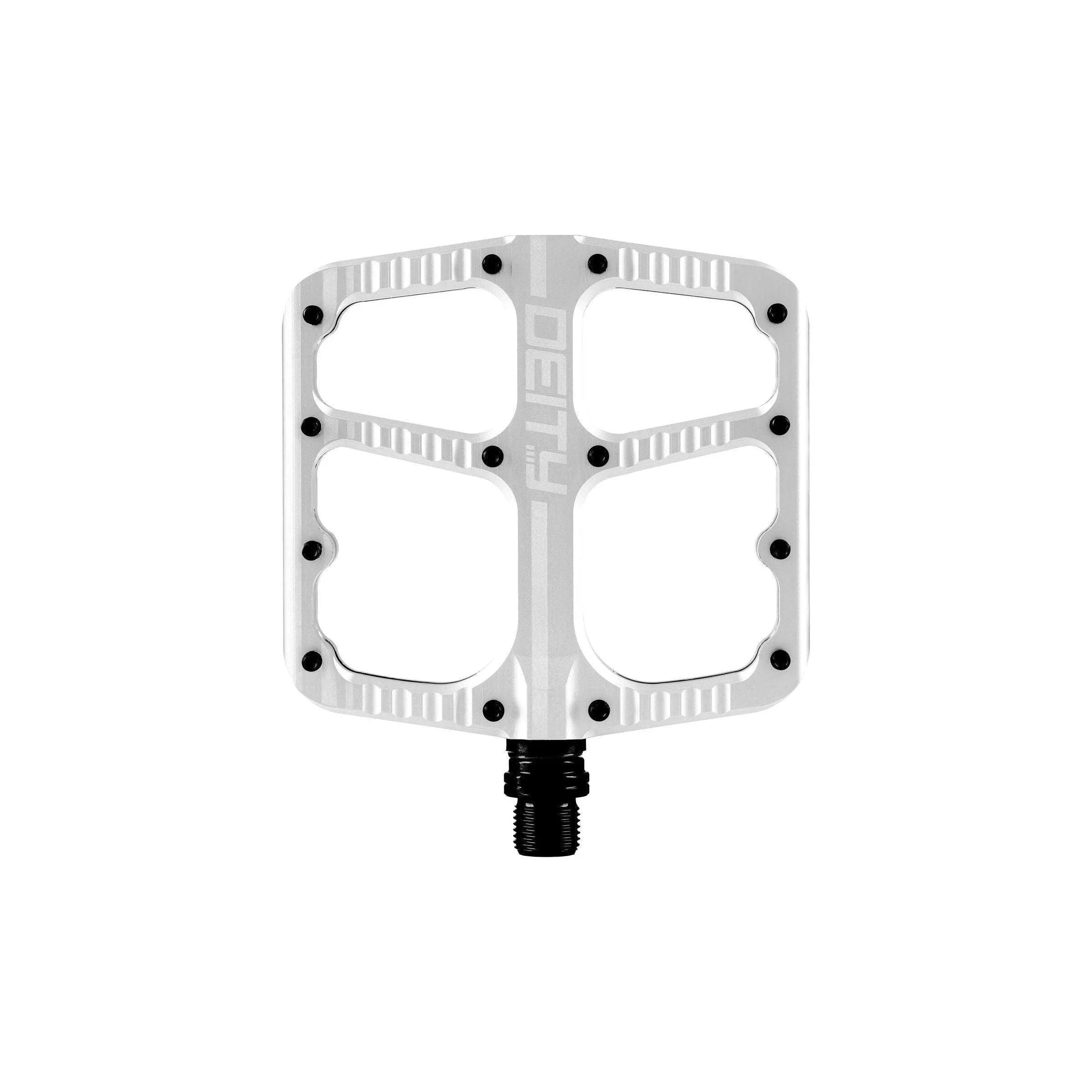 Deity Flat Trak Pedals Cycling Parts - Pedal - Mountain Flat Pedal Deity Components Silver