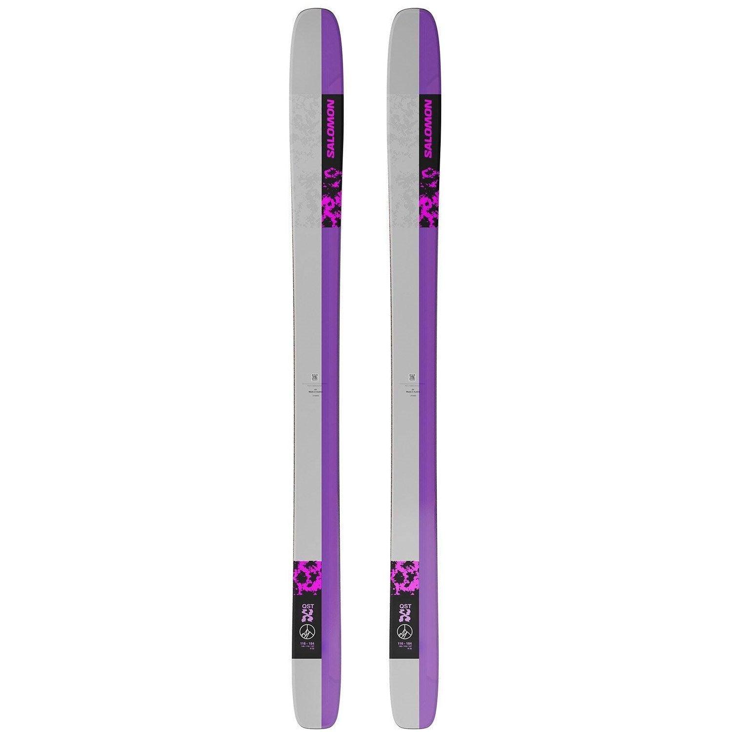 Salomon QST X Alpine Ski Skis - Alpine Skis - Mens-Unisex Salomon 178 Black / Shocking Pink / Lunar Rock