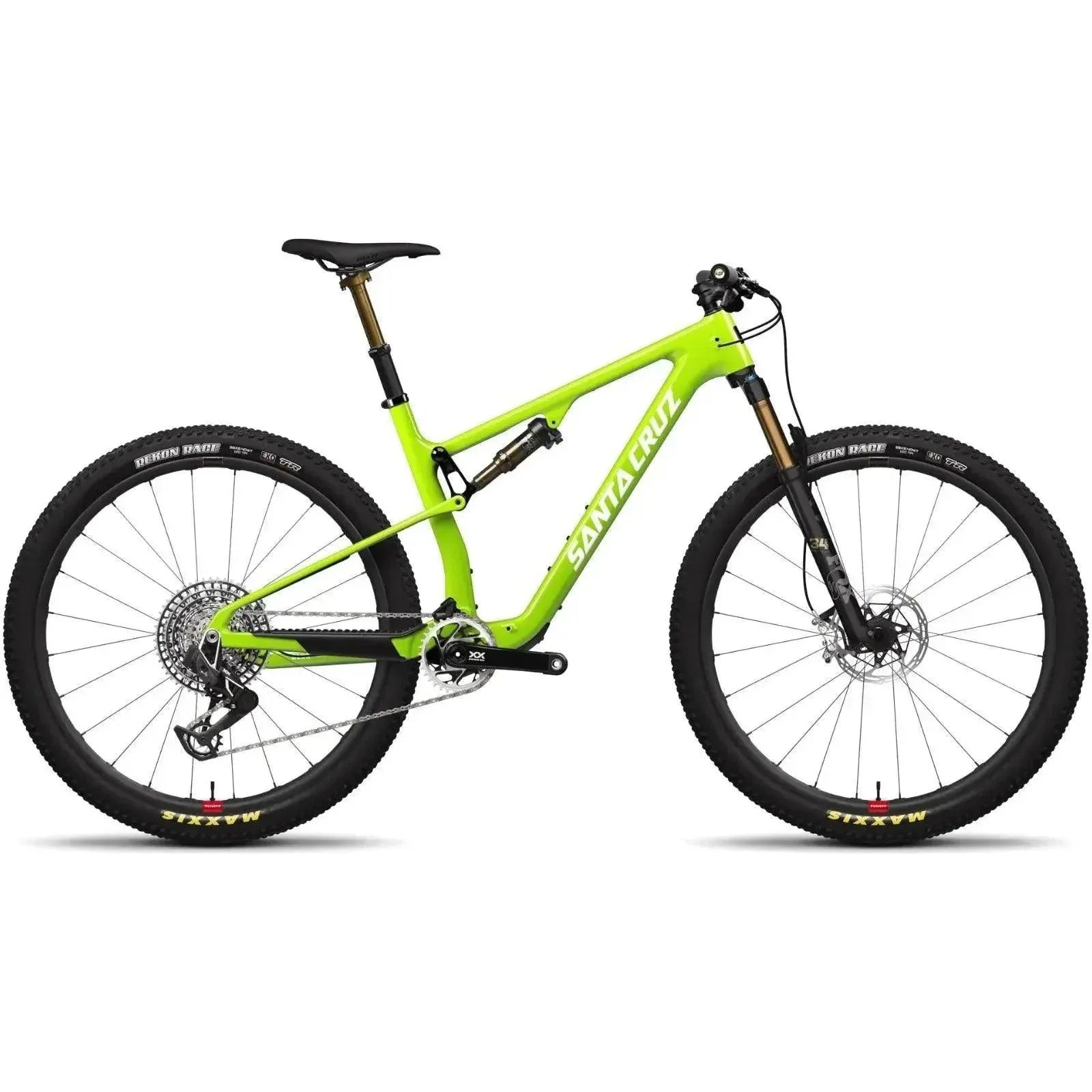 Santa Cruz Blur CC XX AXS-Kit Trail Reserve Bicycle - Mountain - XC Santa Cruz Bicycles Large Green