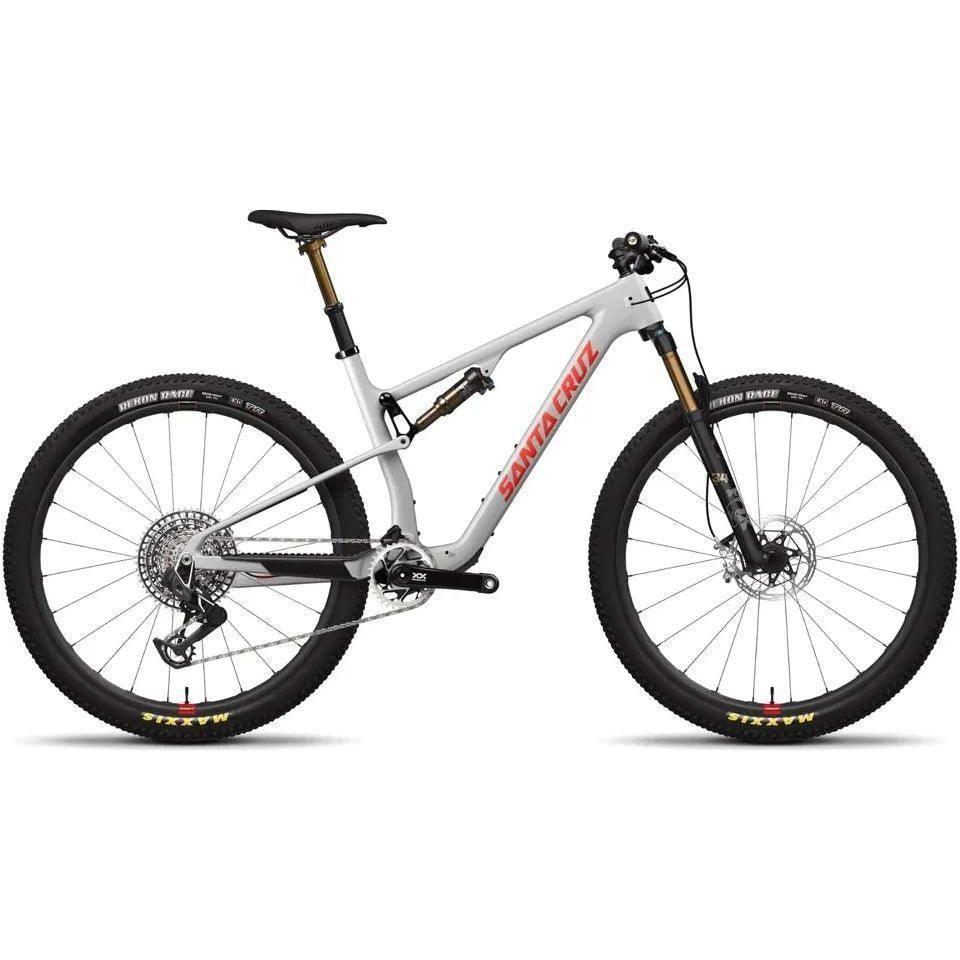 Santa Cruz Blur CC XX AXS-Kit Trail Reserve Bicycle - Mountain - XC Santa Cruz Bicycles Large Silver