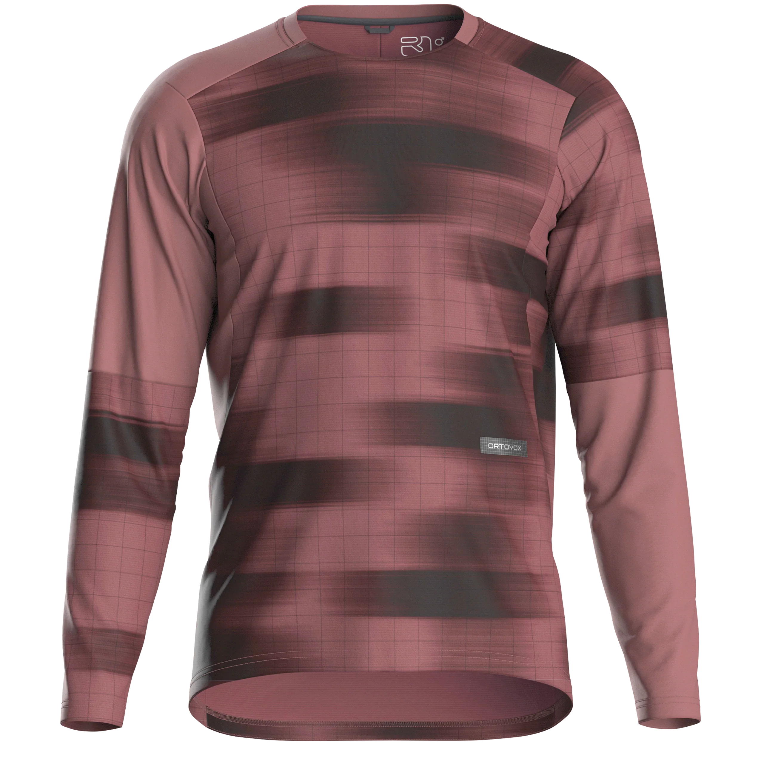 Ortovox M Sequence Trail Jersey LS Cycling Apparel - Mens - Jersey - long sleeve Ortovox Large Chestnut