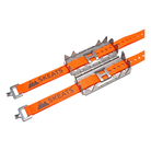 Mountain Cleats Skeats Claw Ski Bindings - Touring Binding Crampons Mountain Cleats 110mm Orange