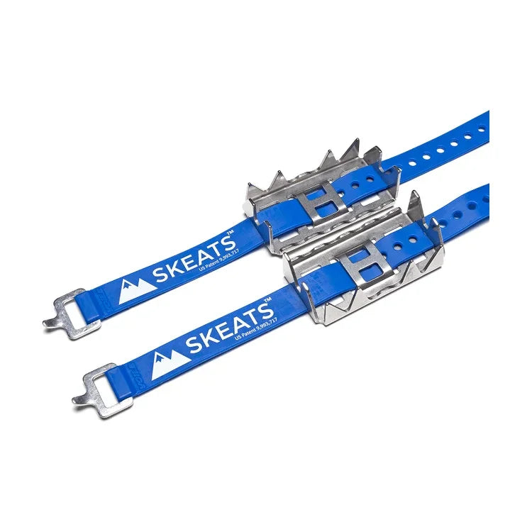 Mountain Cleats Skeats Claw Ski Bindings - Touring Binding Crampons Mountain Cleats 85mm Blue