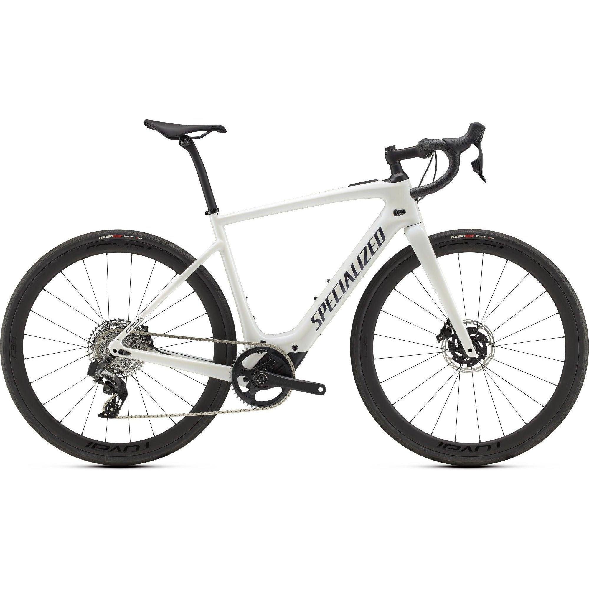 SP Turbo Creo SL Expert Bicycle - E-Bikes - Road and Gravel Specialized Medium Blue Pearl Over White/Dusty Blue Pearl