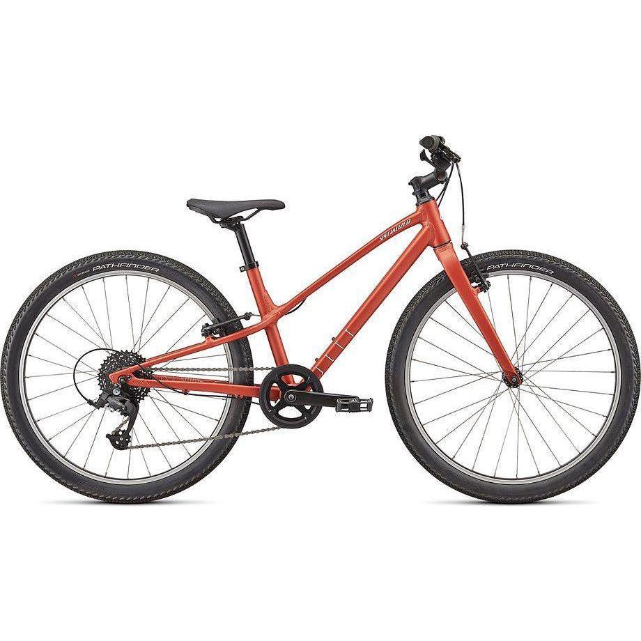 Specialized JETT 24 Kids Bike Bicycle - Kids Bikes - 24" Specialized 24 SATIN REDWOOD / WHITE