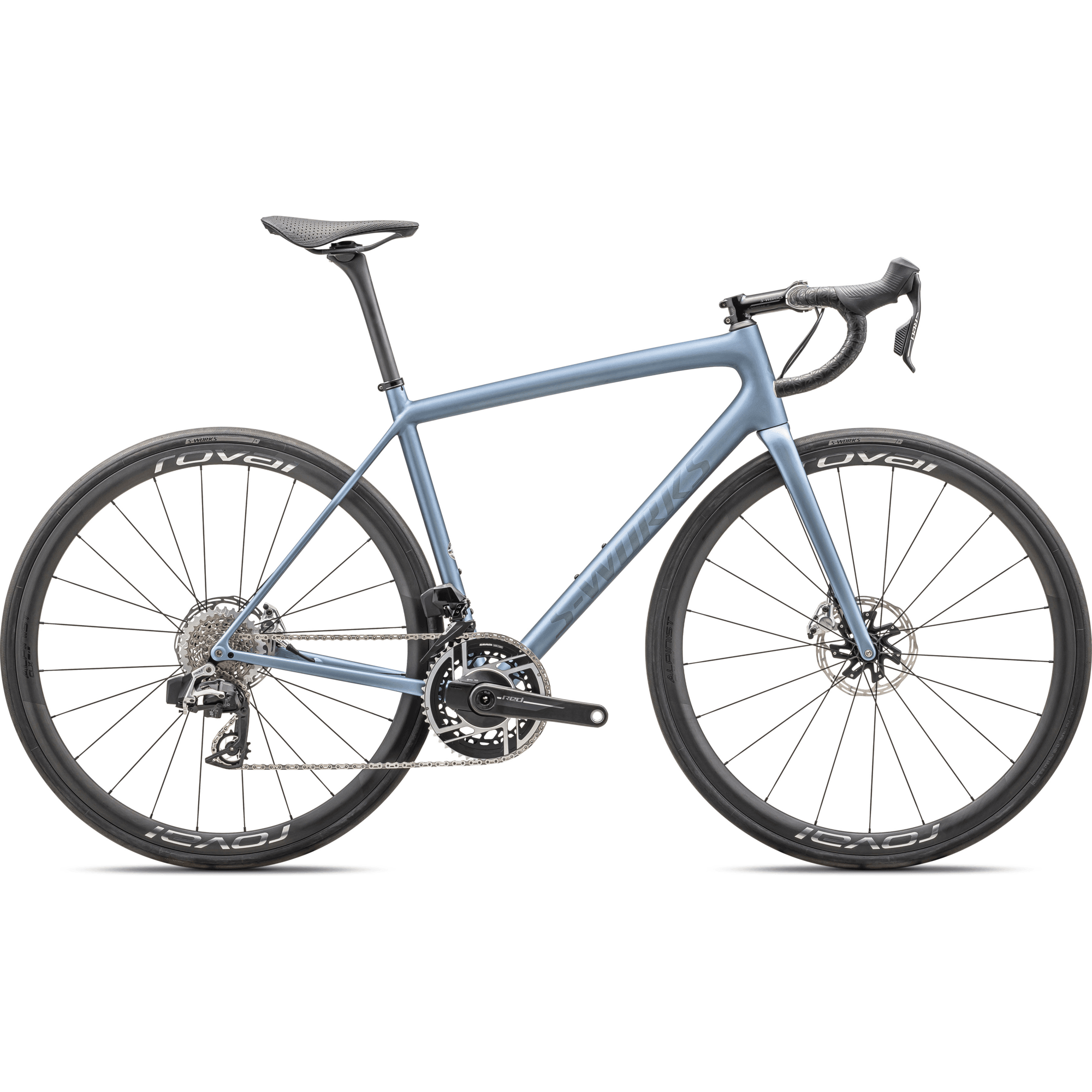 Specialized Aethos SW LTD Bicycle - Road Bikes Specialized 49 Satin Glacial Metallic/25% Chaos Pearl
