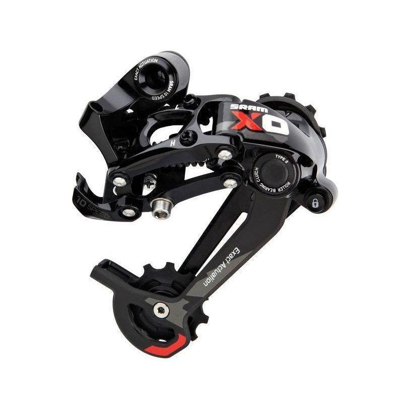 SRAM X0 10sp Type 2 Medium Cage Red Cycling Parts - Derailleur - Rear SRAM