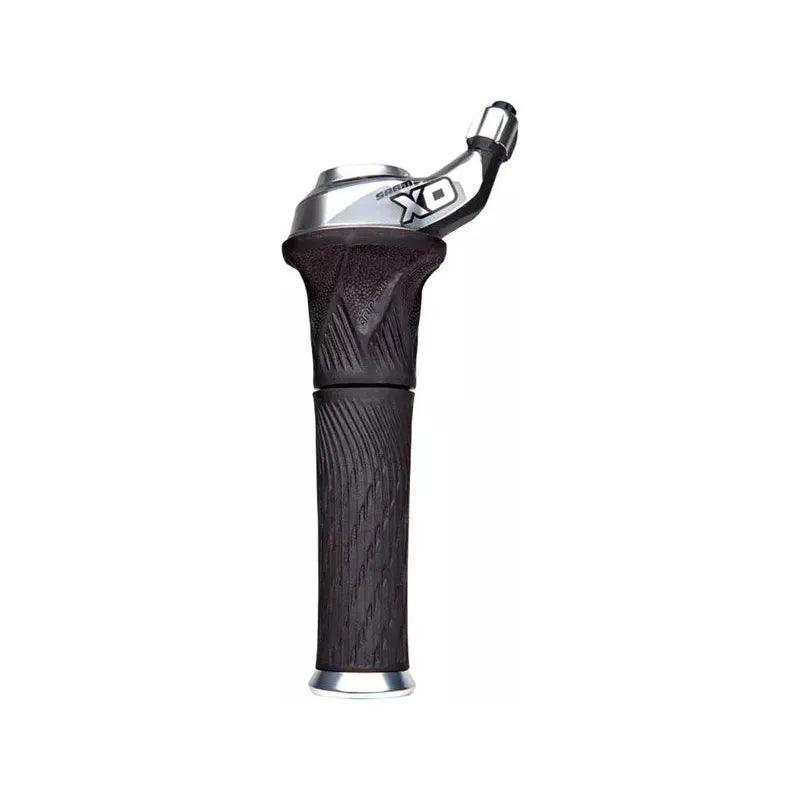 Sram 14 Shifter X0 Grip Shift 10sp Rear w Locking Grip Silver Cycling Parts - Shifter SRAM