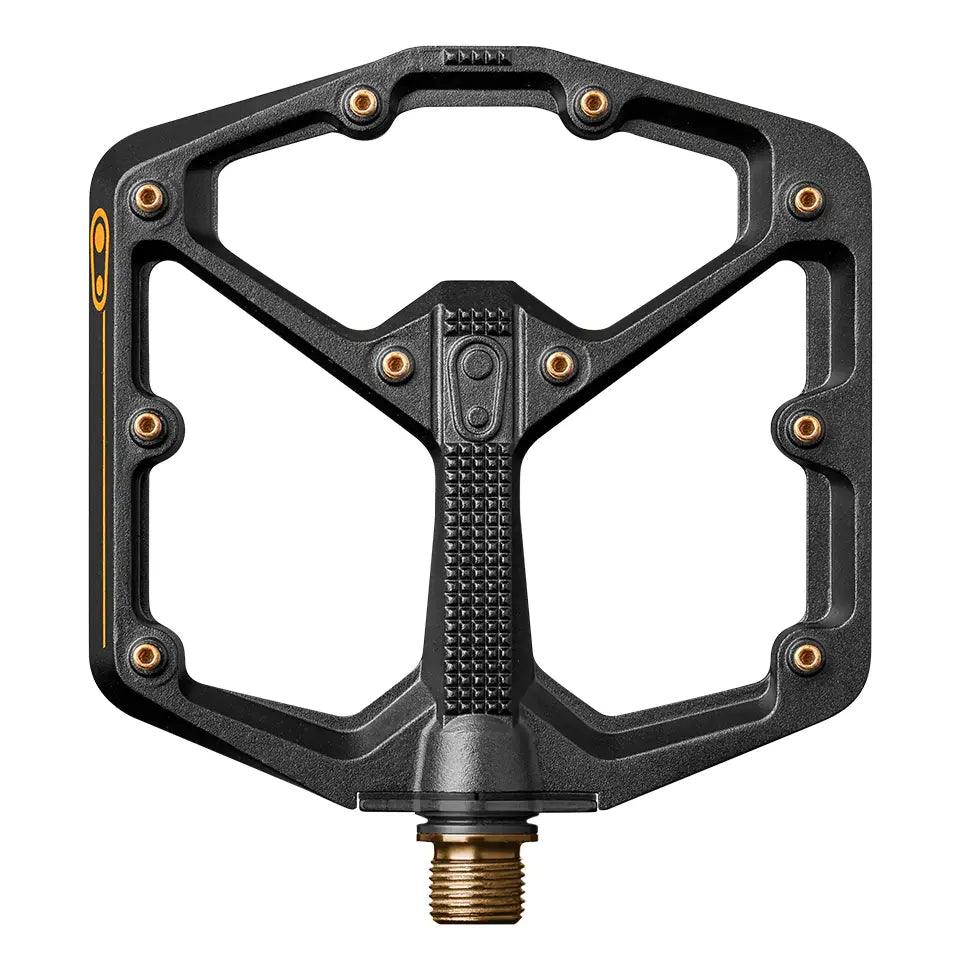 Crank Bro Stamp 11 Large Black & Gold Cycling Parts - Pedal - Mountain Flat Pedal Crankbrothers