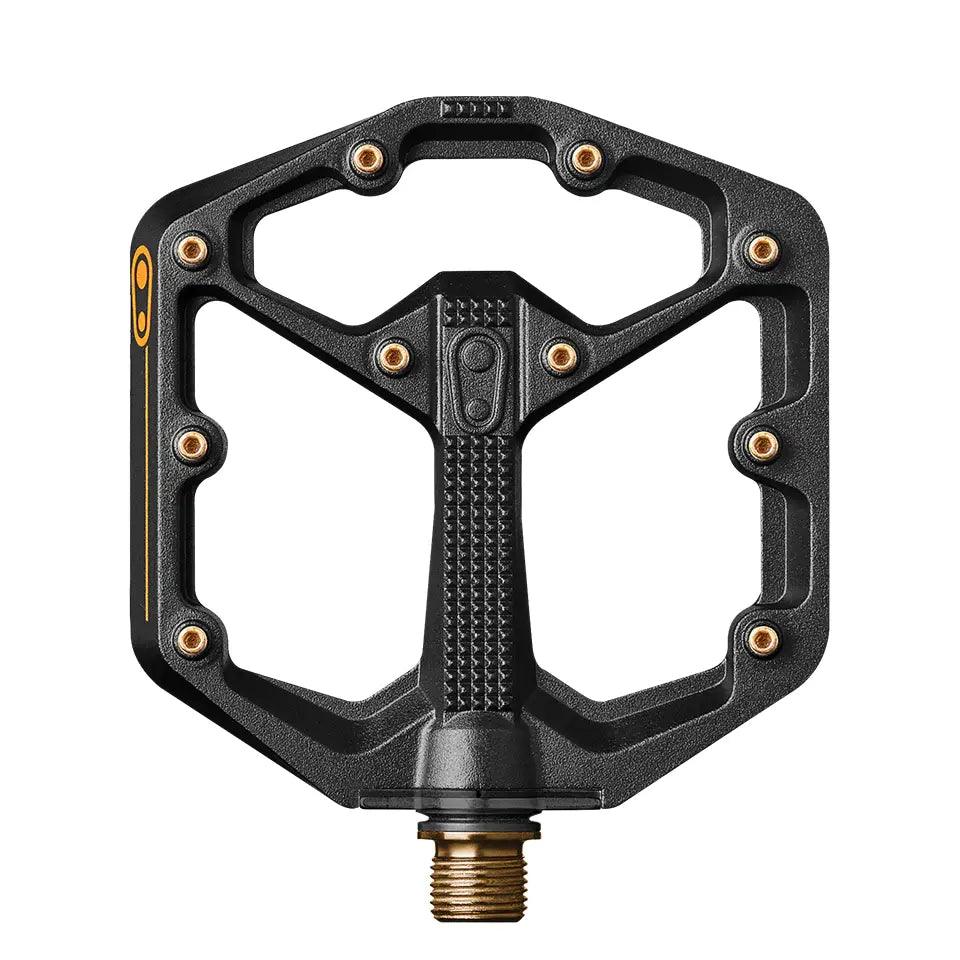 Crank Brothers Stamp 11 Pedals Small Black/Gold Cycling Parts - Pedal - Mountain Flat Pedal Crankbrothers