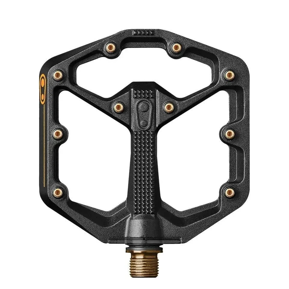 Crank Brothers Stamp 11 Pedals Small Black/Gold Cycling Parts - Pedal - Mountain Flat Pedal Crankbrothers