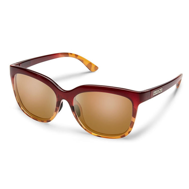 Sun Cloud Sunnyside Sunglasses Eyewear - Sunglasses Suncloud Raspberry Tortoise Fade || Polarized Brown