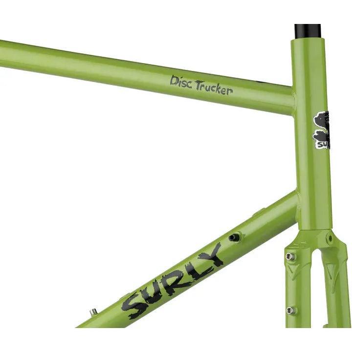 Surly Disc Trucker Frameset - 700c, Steel, Pea Lime Soup, 56cm Bicycle - Frame Surly