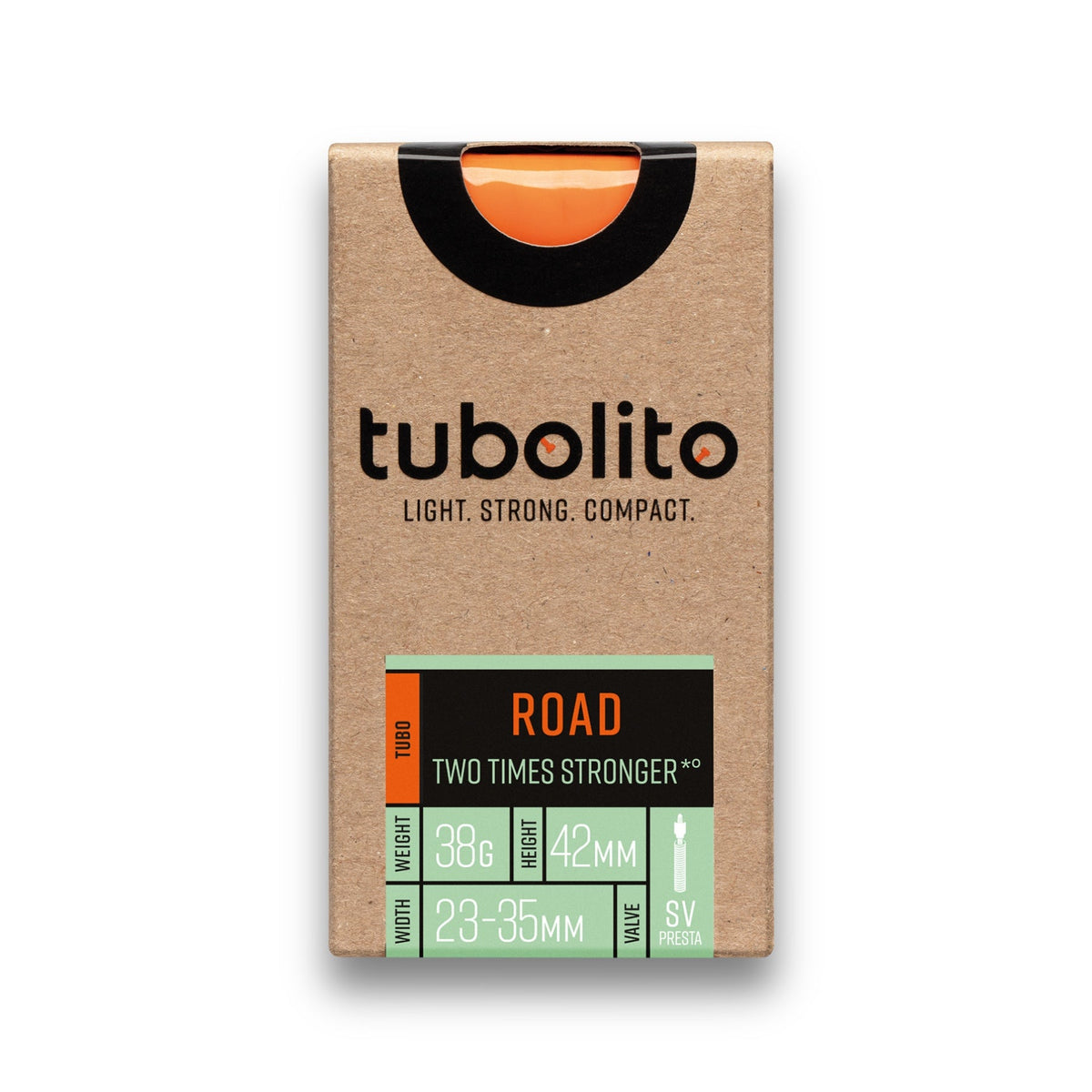 Tubolito Tubo Road Tube - 700 x 18-32mm, 60mm Presta Valve, Black Tires and Tubes - Road Tubes tubolito
