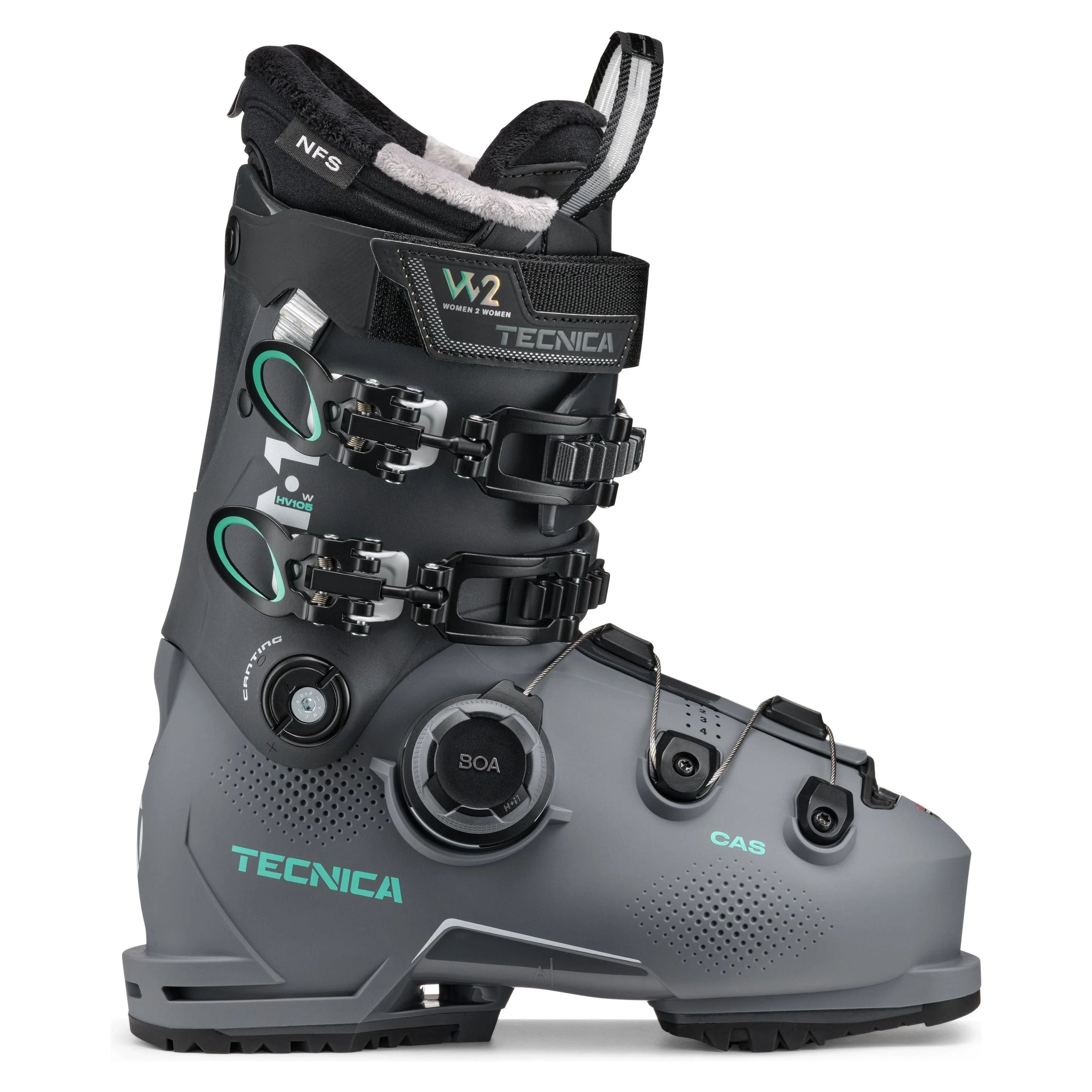 Tecnica W Mach BOA HV 105 Alpine Boot Ski Boots - Alpine Boots - Womens Tecnica 22.5