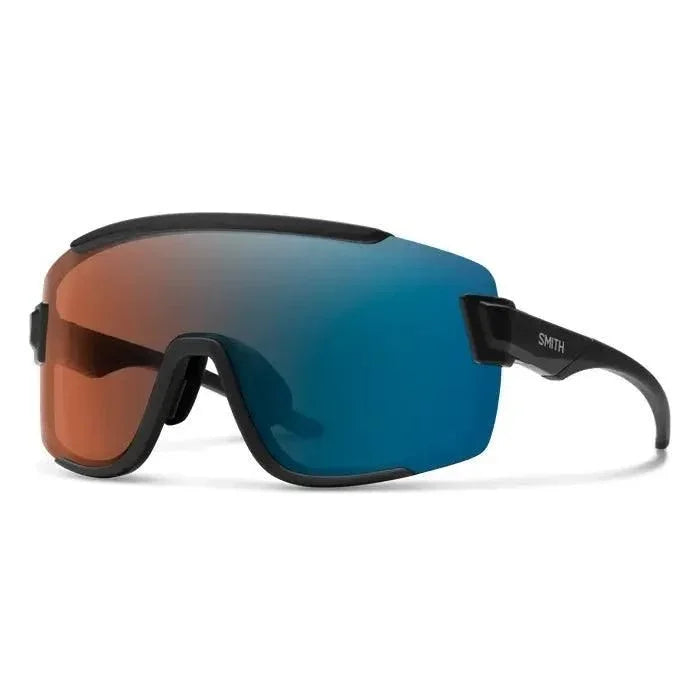Smith Wildcat Sunglasses Eyewear - Sunglasses Smith Optics Matte Black | ChromaPop Glacier Photochromic Copper Blue Mirror