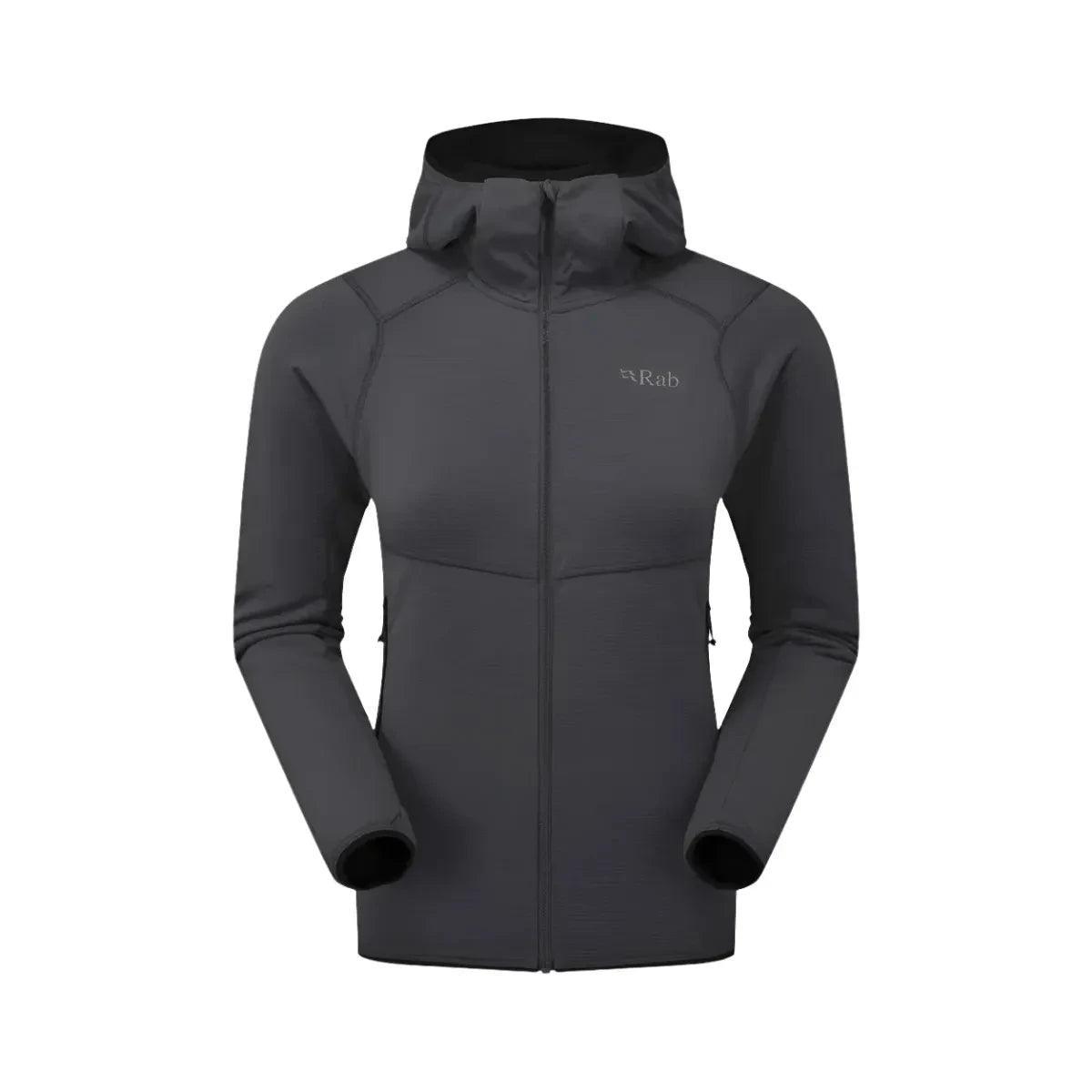Rab W Evolute Hoody Winter Apparel - Winter Apparel Womens Mid Layer Top Rab XSmall Beluga