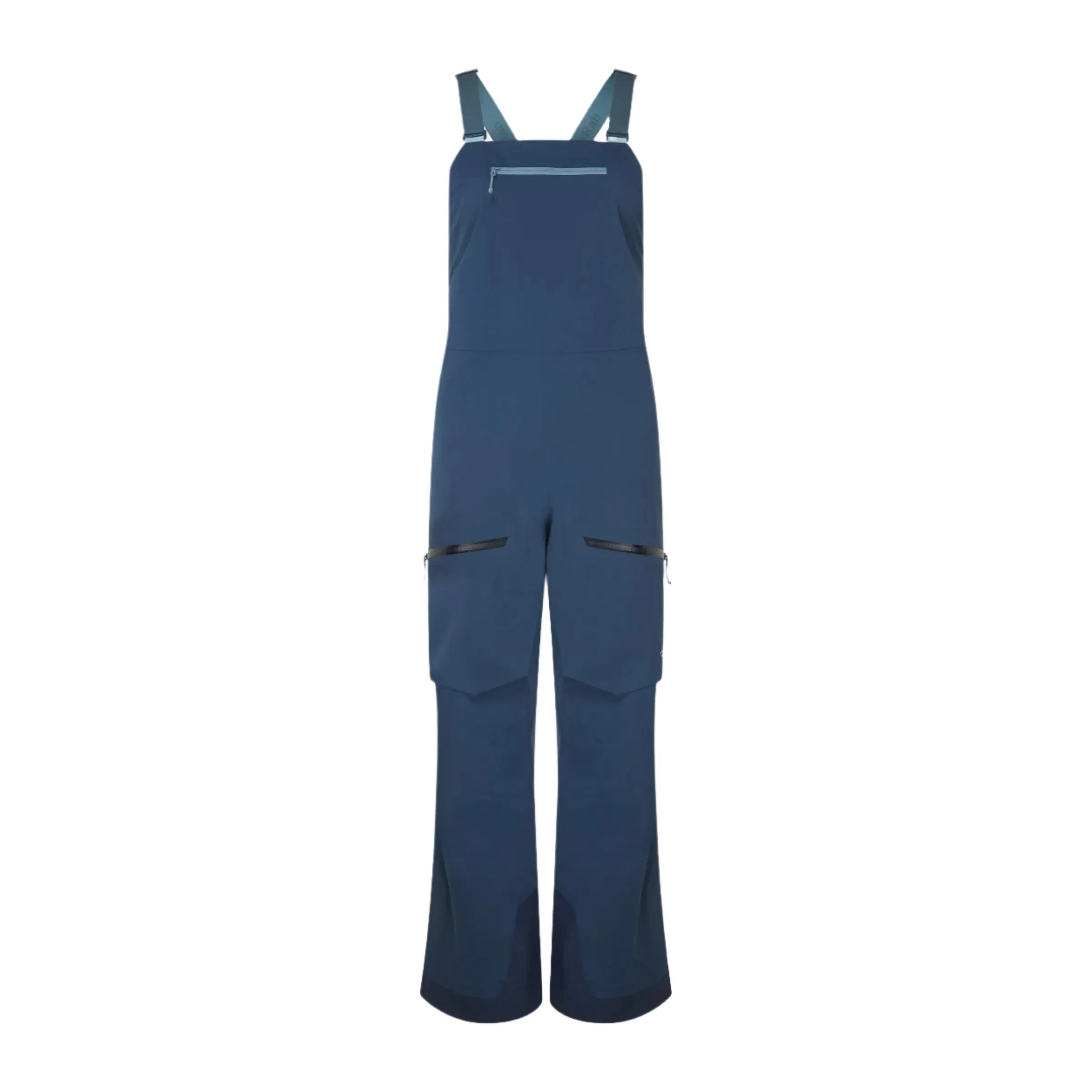 Rab W Khroma Kinetic Bib Winter Apparel - Winter Apparel Womens Hardshell Bottom Rab 08/XSmall Tempest Blue