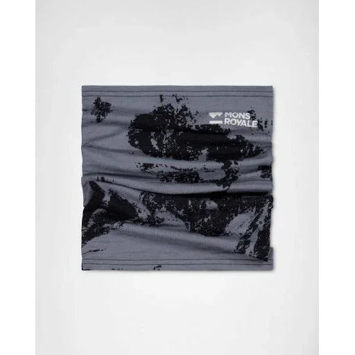 Mons Royale Daily Dose Neckwarmer Winter Apparel - Hats and Beanies Mons Royale Mtn Pixel Grey