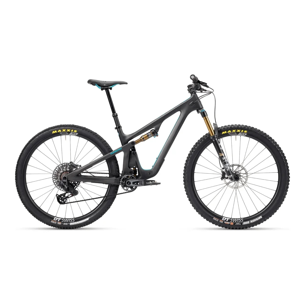 Yeti SB120 T-Series XO T-Type Bicycle - Mountain - Trail Yeti Cycles Large Raw/Turq
