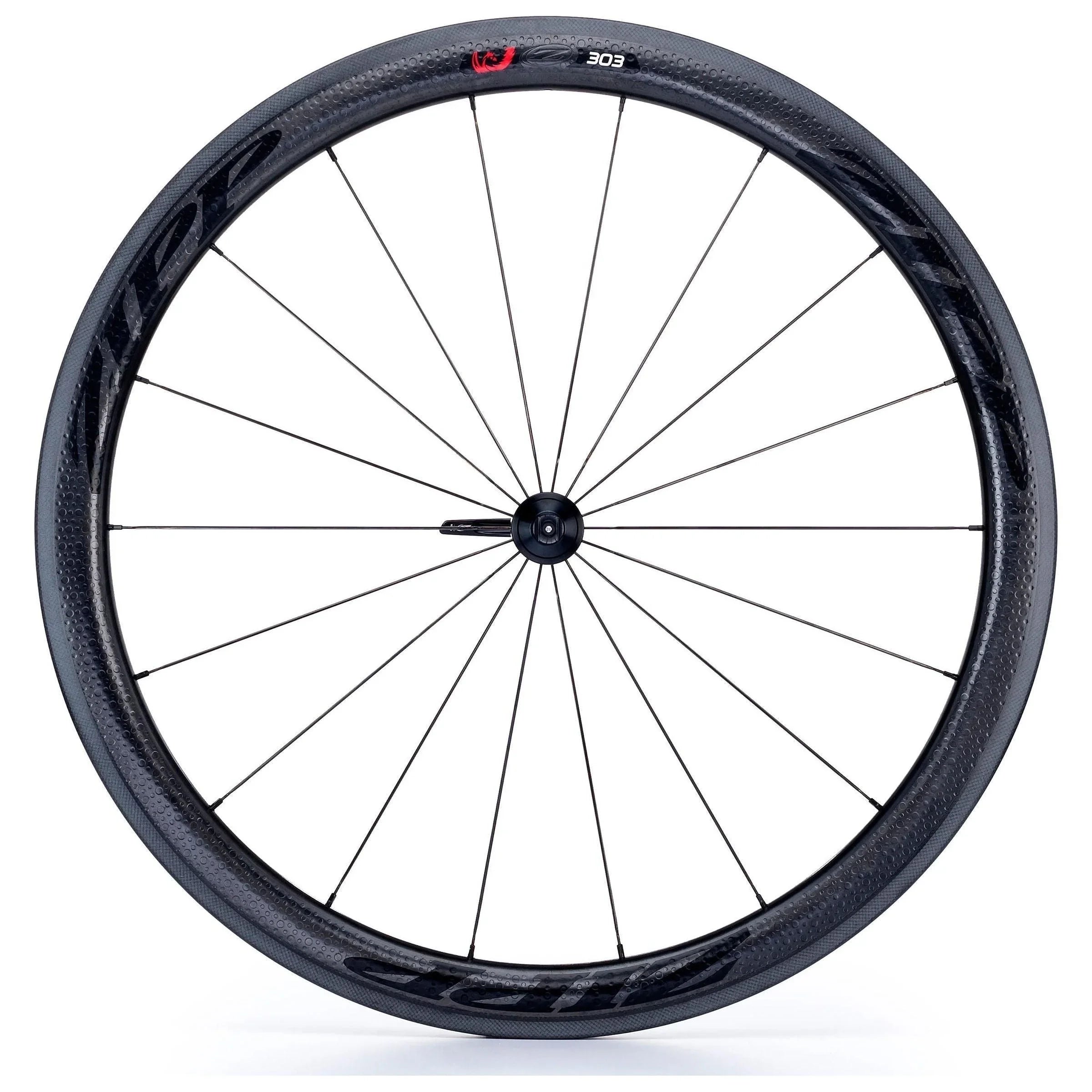 15' Zipp 303 Firecrest Tubular Front 18 spokes Black Decal Cycling Parts - Wheels - Front Wheel ZIPP