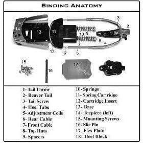 22 Designs Vice Binding Part Ski Bindings - Telemark Binding Accessories 22 Designs