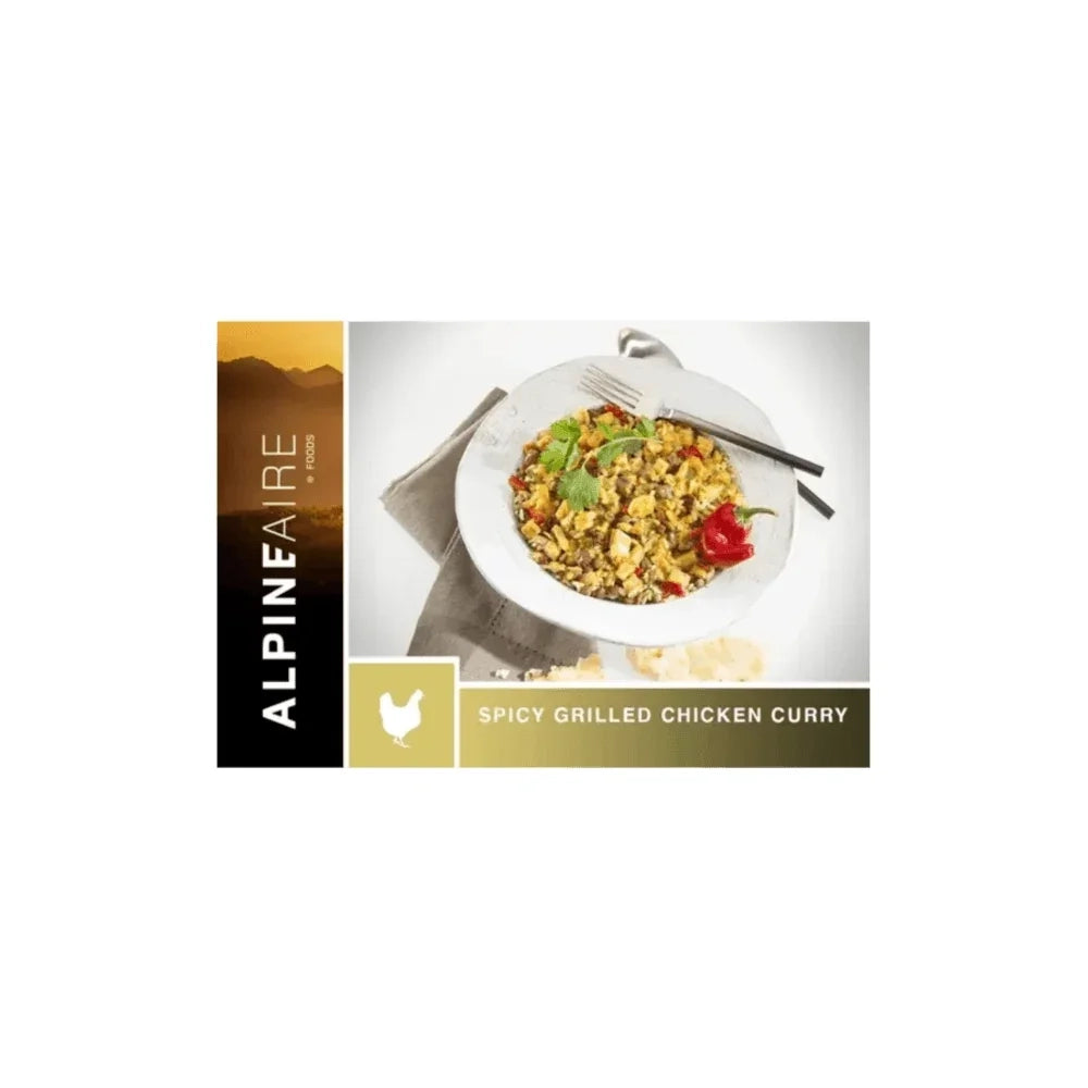 Alpine Aire Backpacking Meals Summer Gear - Camp Accessories Alpine Aire Spicy Chicken Curry