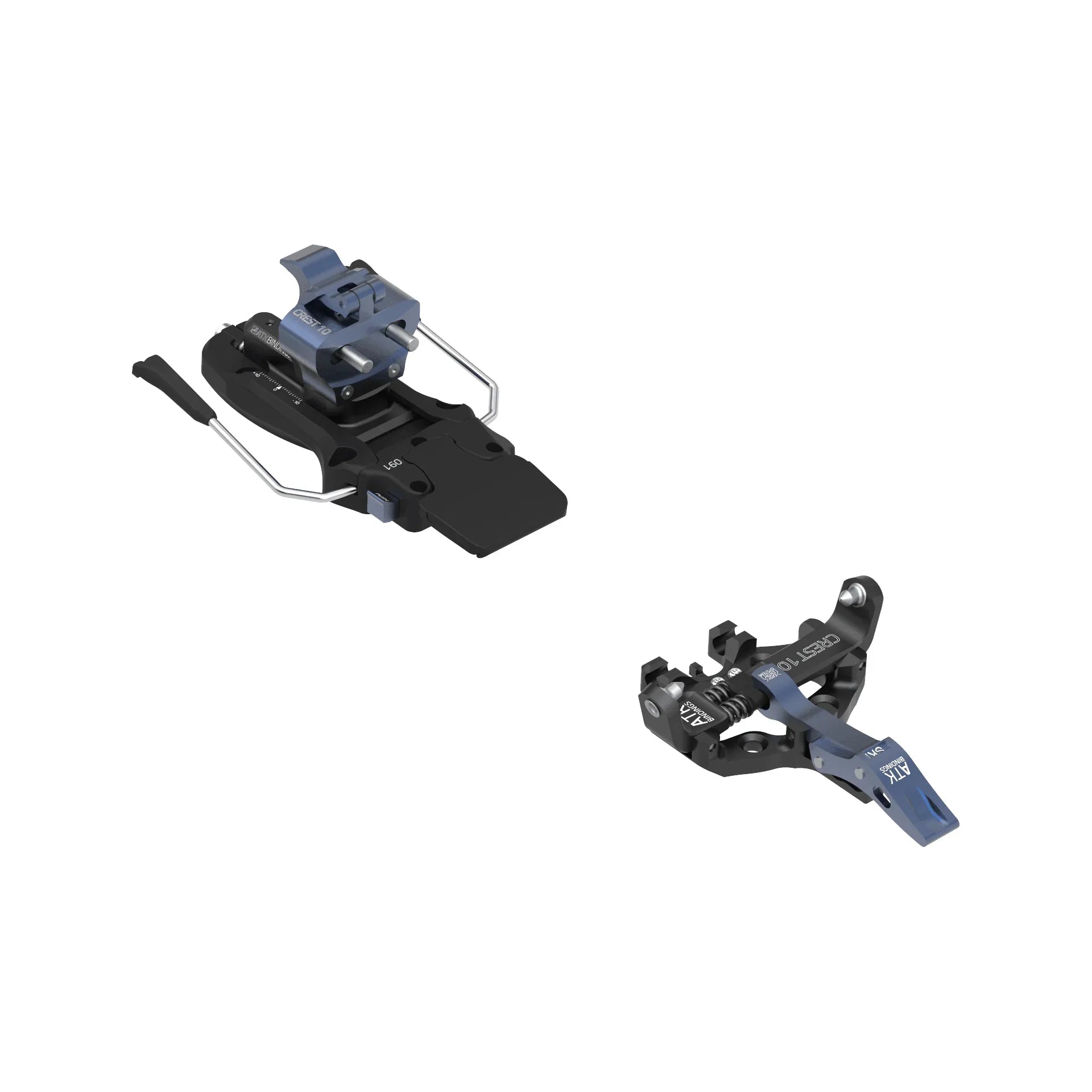 ATK Crest 10 Alpine Touring Binding Ski Bindings - Touring Bindings - All Mountain ATK 86mm Dark Blue