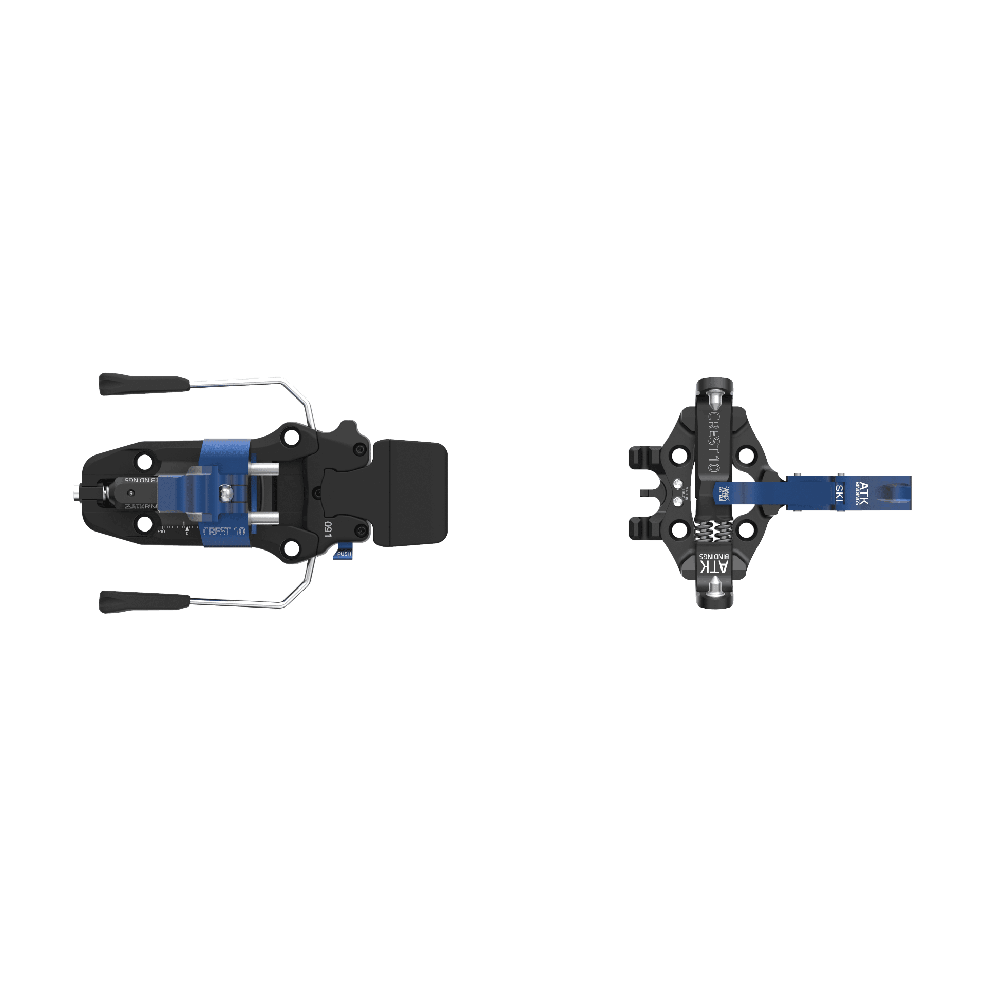 ATK Crest 10 Alpine Touring Binding (2023) Ski Bindings - Touring Bindings - All Mountain ATK