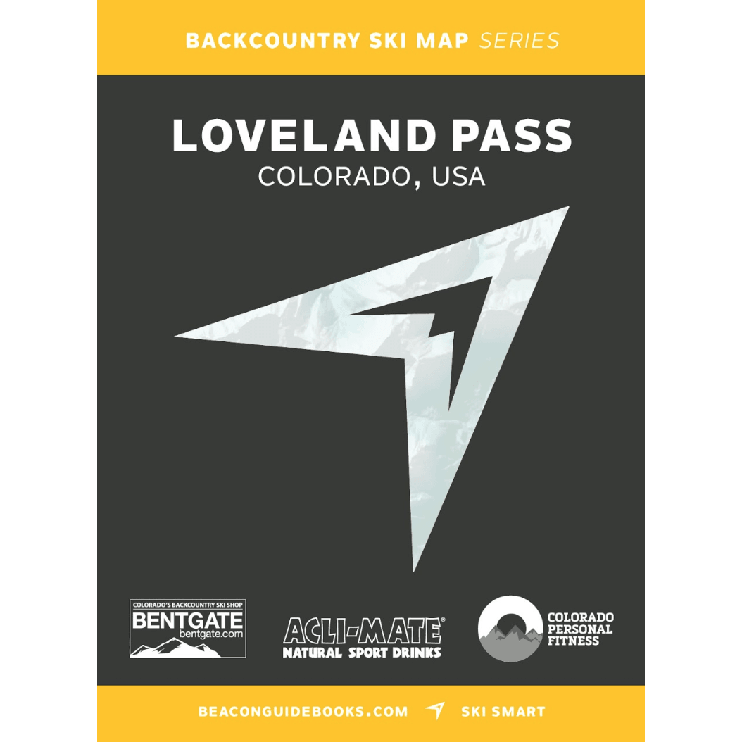 Beacon Guide Backcountry Ski Maps Colorado Library - Maps BEACON Loveland
