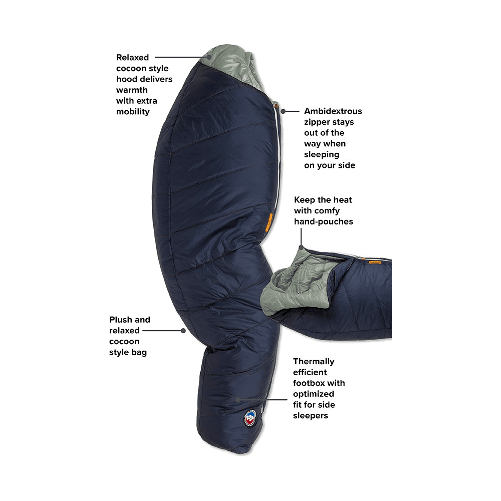 Big Agnes Sidewinder Camp 20 Summer Gear - Sleeping Bags Big Agnes